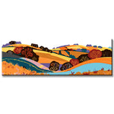 Painting by Numbers Panorama Colorful Fields